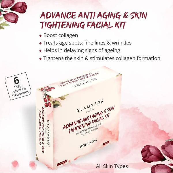 Glamveda Advance Anti Ageing & Skin Tightening Facial Kit For Sale