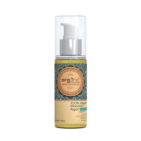 Aaryanveda Arganic Organic Moroccan Argan Hair Oil Supply