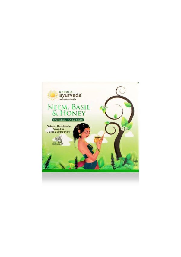 Kerala Ayurveda Natural Handmade Neem, Basil & Honey Soap on Sale