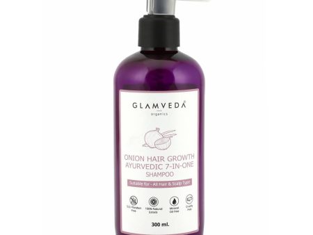 Glamveda Onion Hair Growth Ayurvedic 7 In One Shampoo Supply