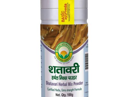 Basic Ayurveda Shatavari Herbal Mix Powder Discount