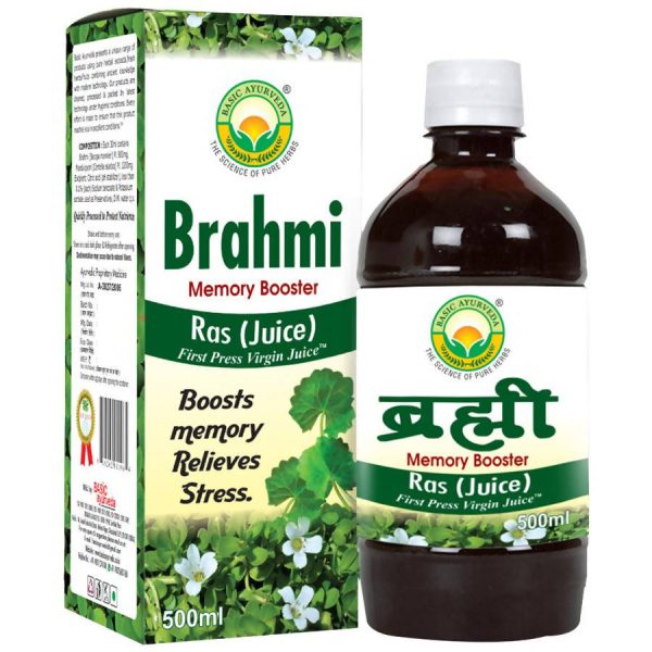 Basic Ayurveda Brahmi Ras Juice - Memory Booster Hot on Sale