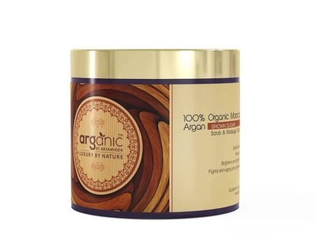 Aaryanveda Arganic Moroccan Argan Brown Sugar Scrub & Massage Cream Fashion