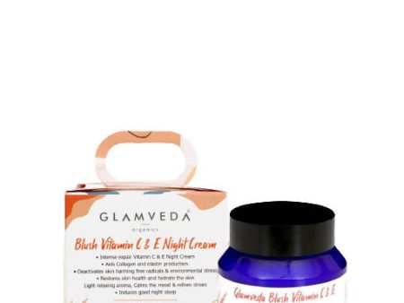 Glamveda Blush Vitamin C & E Nourishing Night Cream Online now