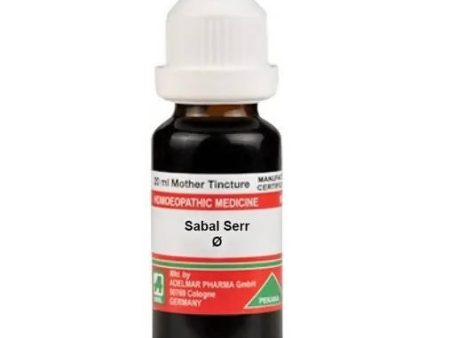 Adel Homeopathy Sabal Serr Mother Tincture Q For Cheap