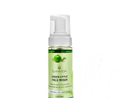 Glamveda Green Apple Brightening Foaming Face Wash Online Sale