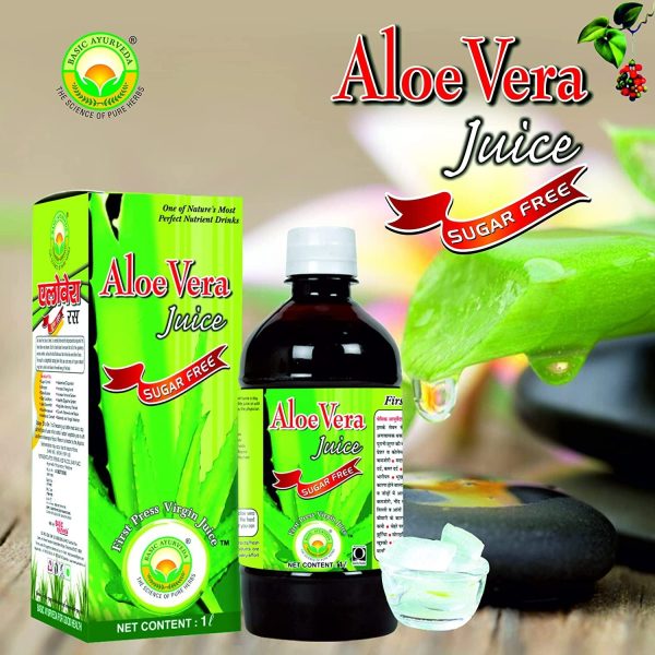 Basic Ayurveda Aloe Vera Juice With Fiber For Sale