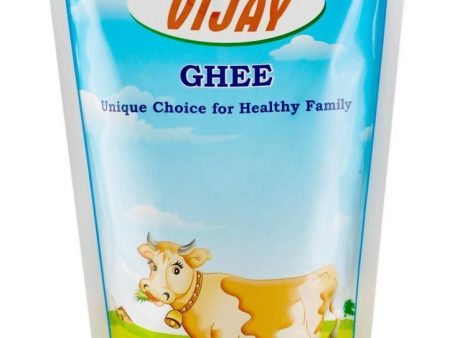 Vijay Ghee Pouch | Fresh natutal Cow Ghee made by Bilona method (Curd Churned) | Healthy & Natural Ghee Online Hot Sale