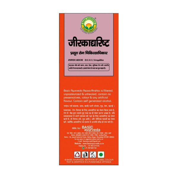 Basic Ayurveda Jeerkadyarishta Discount