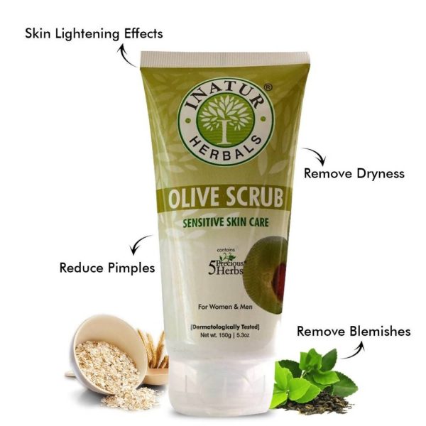 Inatur Olive Scrub For Discount