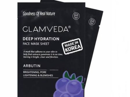 Glamveda Arbutin Anti Pigmentation & Brightening Sheet Mask Cheap