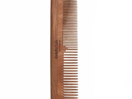 Bodyherbals Neem Wood Double Tooth Dressing Comb Online Sale