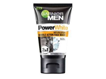 Garnier Men Power White Anti-Pollution Double Action Facewash Supply