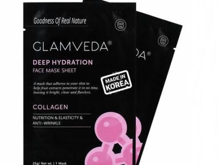 Glamveda Collagen Anti Ageing & Elasticity Sheet Mask Online