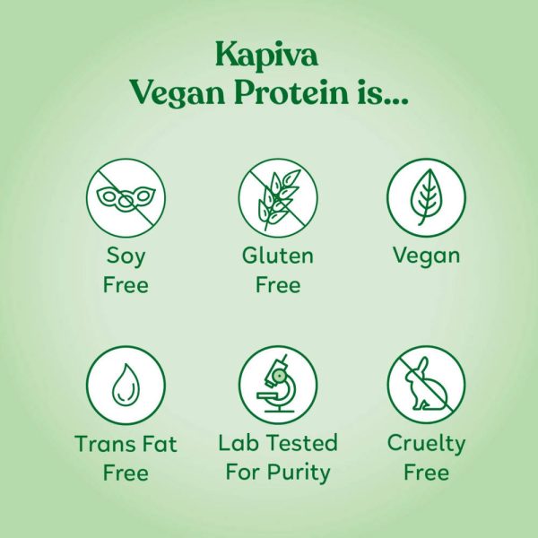 Kapiva Ayurveda Vegan Protein Post-Workout Recovery Cookies & Cream Cheap