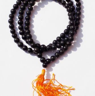 Kannssky Black Agate (Hakik) Japa Mala Fashion