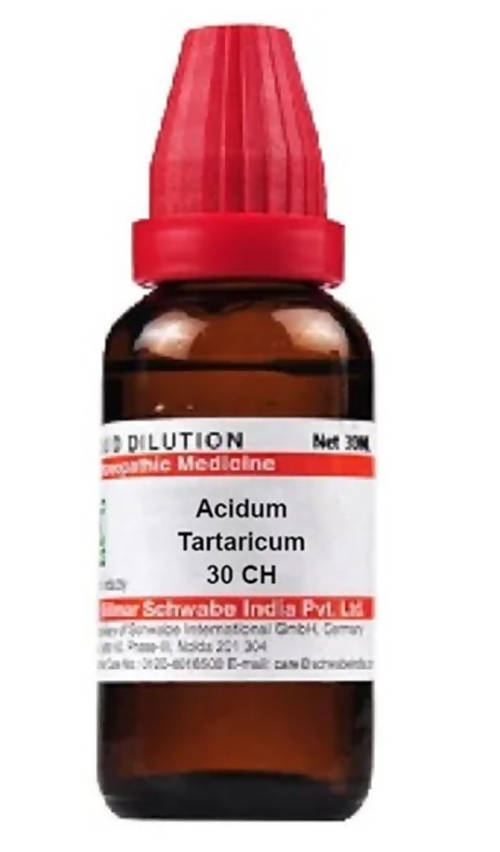 Dr. Willmar Schwabe India Acidum Tartaricum Dilution Fashion