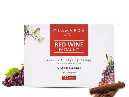 Glamveda Red Wine Advance Anti Ageing Facial Kit Fashion