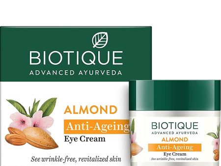 Biotique Advanced Ayurveda Bio Almond Soothing & Nourishing Eye cream For Cheap