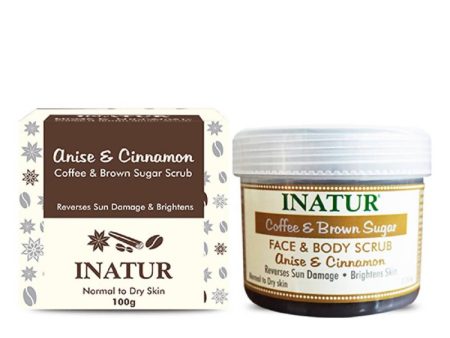 Inatur Coffee & Brown Sugar Face & Body Scrub - Anise & Cinnamon For Discount