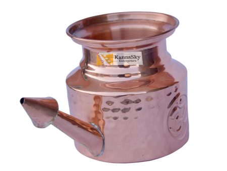 Kannssky Copper Jala Neti Pot for Nasal Wash For Sale