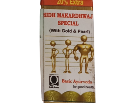 Basic Ayurveda Sidh Makardhwaj Bati Special (with Gold) For Discount