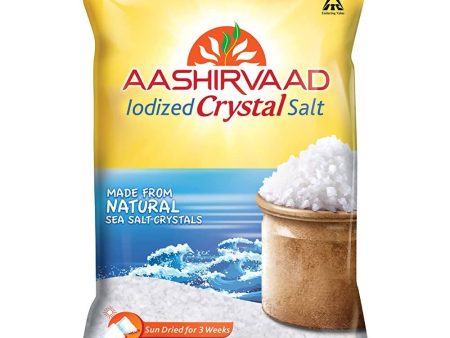 Aashirvaad Iodized Crystal Salt For Sale