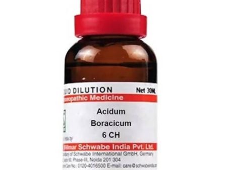 Dr. Willmar Schwabe India Acidum Boracicum Dilution Hot on Sale