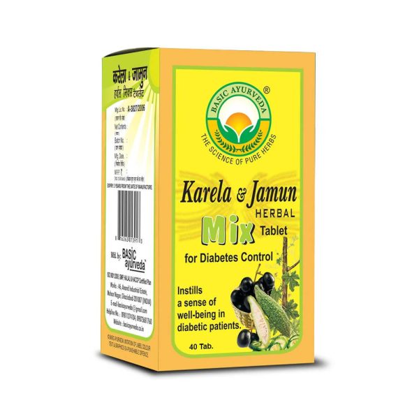 Basic Ayurveda Karela & Jamun Herbal Mix Tablet Supply